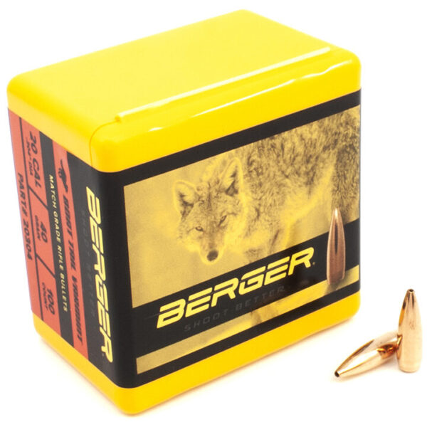Berger .204 / 22 40 Grain Match Varmint Boat Tail (100)