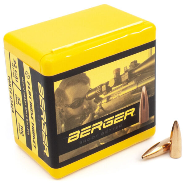 Berger .224 / 22 52 Grain Match Target (100)