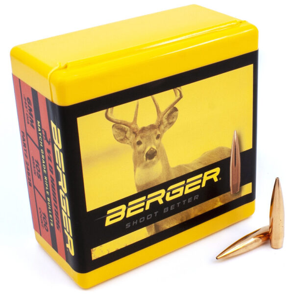 Berger .243 / 6mm 105 Grain Hunting Very Low Drag (100)