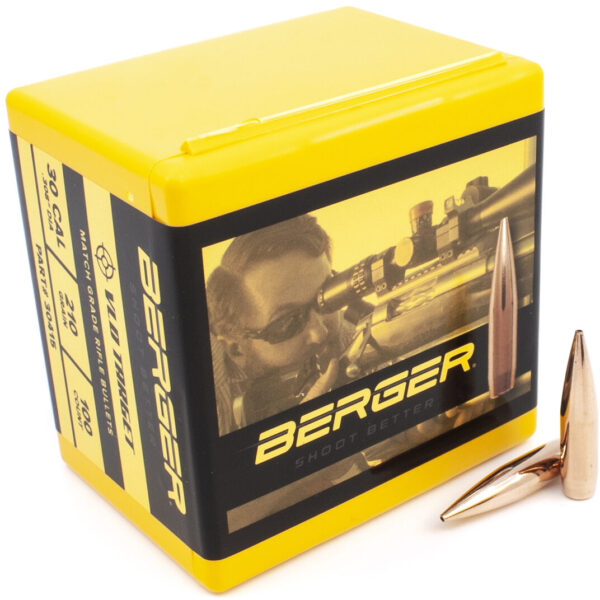 Berger .308 / 30 210 Grain Target Very Low Drag (100)