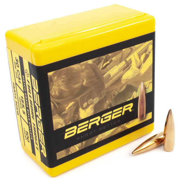 Berger .308 / 30 155.5 Grain Boat Tail Fullbore (100)V