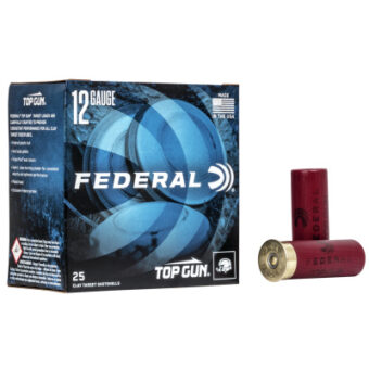 Federal Top Gun Ammunition 12 Gauge 2-3/4" #8 1 1/8 oz Shot Box of 25