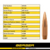 Berger Elite Hunter Bullets .308 Diameter (30 Caliber/7.62mm) 205 Grain Boat Tail Hollow Point - Image 4