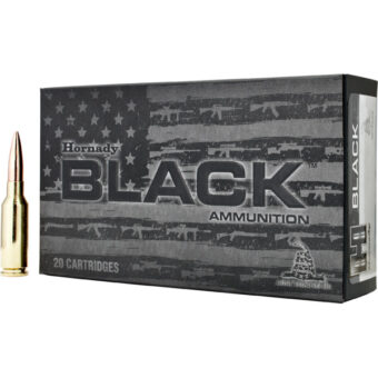 Hornady Ammo 6mm ARC 105 Grain Boat Tail Hollow Point Match BLACK (20)