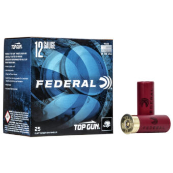 Federal Top Gun Ammunition 12 Gauge 2-3/4" #8 1 1/8 oz Shot