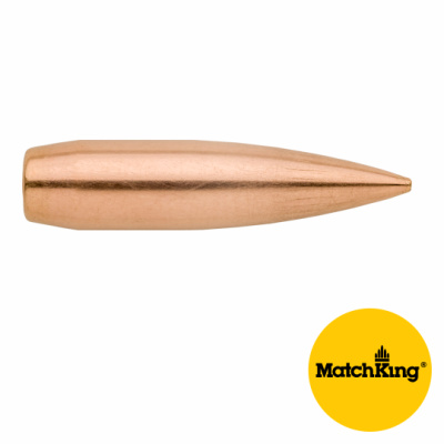 Sierra MatchKing Bullets .308 Diameter (30 Caliber/7.62mm) 169 Grain Boat Tail Hollow Point