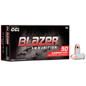 Blazer Ammunition 45 ACP 230 Grain Full Metal Jacket Box of 50