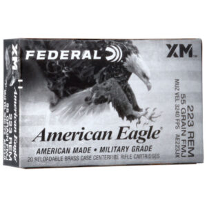 Federal American Eagle Ammunition 223 Remington 55 Grain  Full Metal Jacket Boat Tail