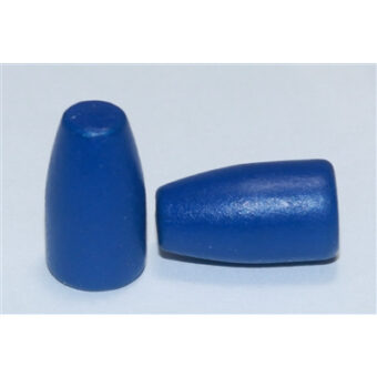 The Blue Bullets  Bullets .356 Diameter (9mm) 147 Grain Flat Point