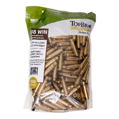 Top Brass Premium Reconditioned 308 Winchester Brass