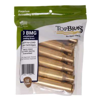 Top Brass Premium Reconditioned 50 BMG Brass