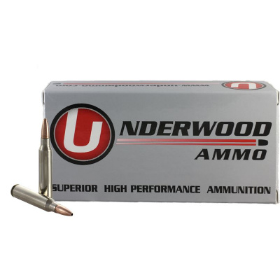 Underwood Ammunition 223 Remington 55 Grain Lehigh Controlled Chaos Solid Hollow Point Box of 20