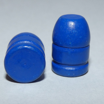 The Blue Bullets  Bullets .451 Diameter (45 Caliber, 460 Caliber) 250 Grain Round Nose Flat Point