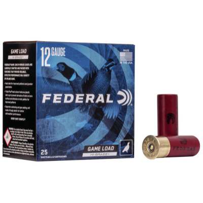Federal Upland Heavy Field Game-Shok Ammunition 12 Gauge 2-3/4" #7.5 1 1/4 oz Shot Box of 25