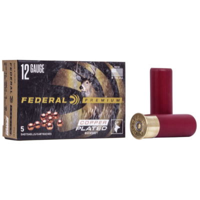 Federal Premium Vital-Shok Ammunition 12 Gauge 2-3/4" #00 1 1/8 oz Buckshot Box of 5