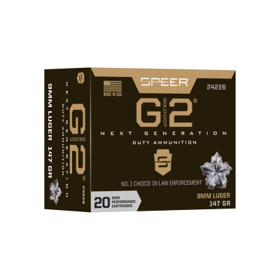 Speer Gold Dot Ammunition 9mm Luger 147 Grain Jacketed Hollow Point Box of 20