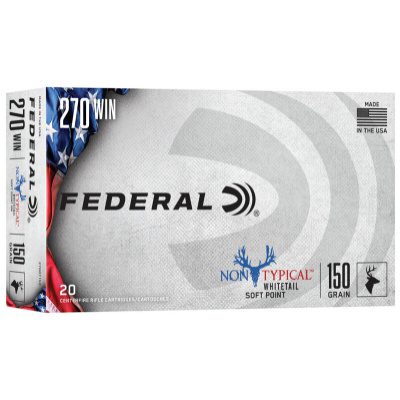 Federal Non-Typical Ammunition 270 Winchester 150 Grain Spire Point Box of 20
