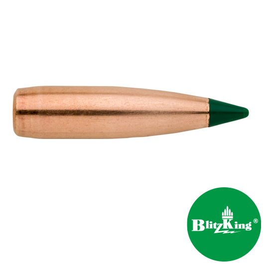 Sierra BlitzKing Bullets .264 Diameter (6.5mm) 105 Grain Polymer Tipped