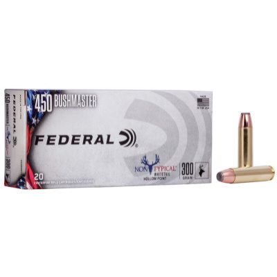 Federal Ammunition 450 Bushmaster 300 Grain Jacketed Soft Point Box of 20