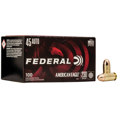 Federal American Eagle Ammunition 45 ACP 230 Grain Full Metal Jacket