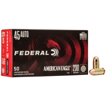 Federal American Eagle Ammunition 45 ACP 230 Grain Full Metal Jacket