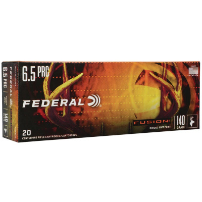 Federal Fusion Ammunition 6.5 PRC 140 Grain Bonded Spitzer Box of 20