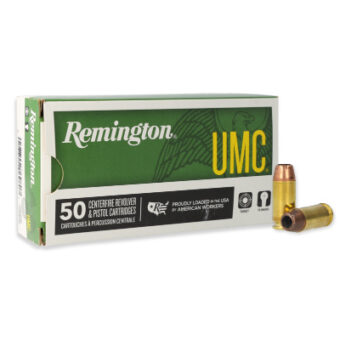 Remington UMC Ammunition 40 S&W 180 Grain Full Metal Jacket