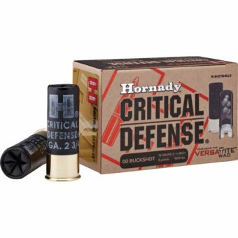 Hornady Critical Defense Ammunition 12 Gauge 2-3/4" #00  Buckshot Box of 10