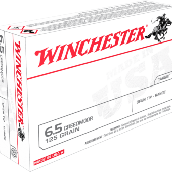 Winchester USA Ammunition 6.5 Creedmoor 125 Grain Full Metal Jacket Box of 20