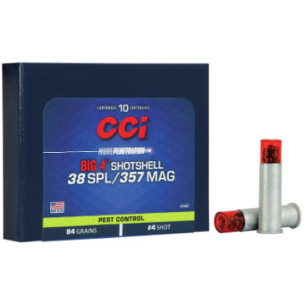 CCI Big 4 Ammunition 38 Special / 357 Magnum 84 Grain Shotshell Box of 10