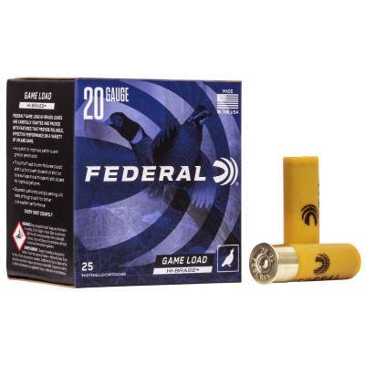 Federal Upland Heavy Field Ammunition 20 Gauge 2-3/4" #7.5 1 oz Shot Box of 25