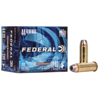Federal Ammunition 44 Remington Magnum 240 Grain Jacketed Hollow Point Box of 20