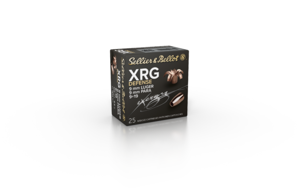 Sellier & Bellot eXergy Ammunition 9mm Luger 100 Grain Jacketed Hollow Point Box of 25
