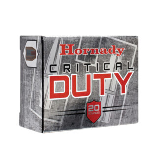 Hornady Critical Duty Ammunition 9mm Luger +P 135 Grain Jacketed Hollow Point Box of 25