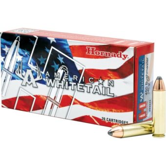 Hornady American Whitetail Ammunition 450 Bushmaster 245 Grain InterLock Spire Point Box of 20