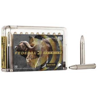 Federal Premium Safari Ammunition 458 Winchester Magnum 400 Grain Trophy Bonded Bear Claw Soft Point Box of 20