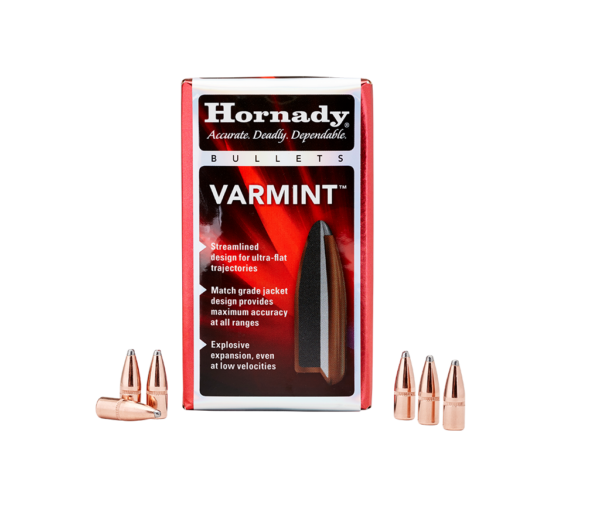 Hornady Bullets 0.224 (22 Caliber) 60 Grain Spire Point Box of 100
