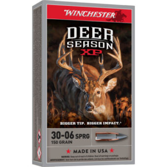 Winchester Deer Season Ammunition 30-06 Springfield 150 Grain Extreme Point Polymer Tipped Box of 20