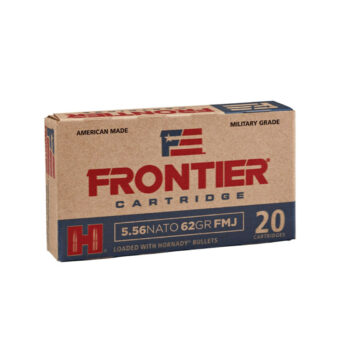 Frontier Ammunition 5.56x45mm NATO 62 Grain Full Metal Jacket Box of 20