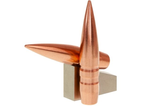 Lehigh Match Solid Bullets 0.264 (264 Caliber, 6.5mm) 121 Grain Boat Tail Spire Point Box of 50