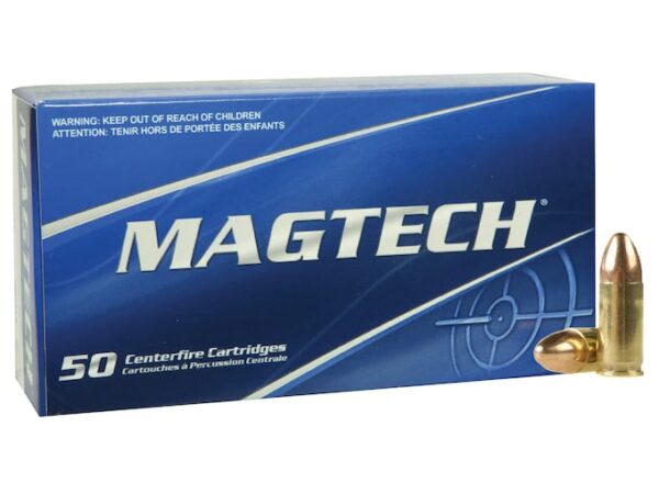 Magtech Ammunition 9mm Luger 115 Grain Full Metal Jacket Box of 50