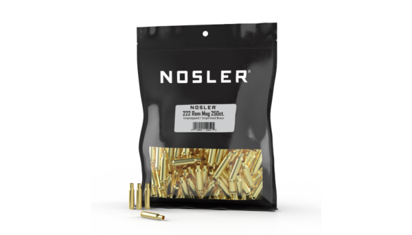 Nosler 222 Remington Magnum Brass Bag of 250