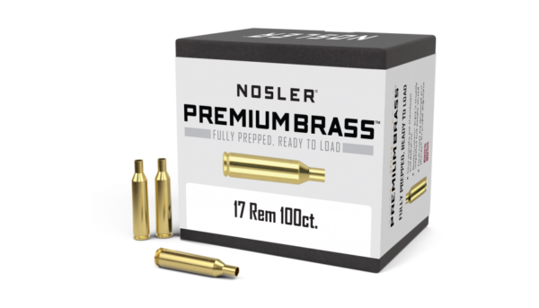 Nosler 17 Remington Brass Bag of 100