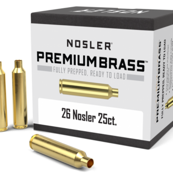 Nosler 26 Nosler Brass Bag of 25