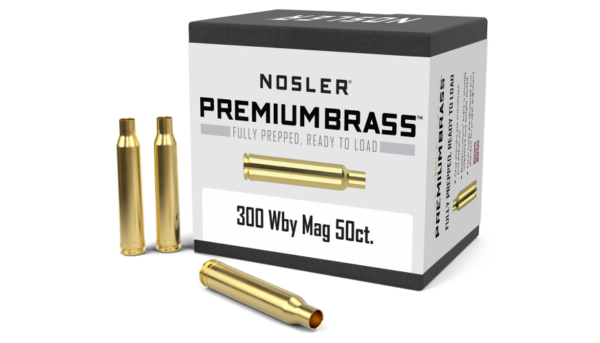 Nosler 300 Weatherby Magnum Brass Bag of 50