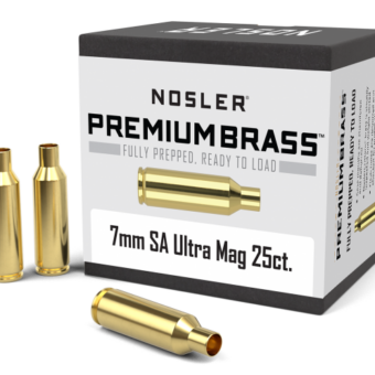Nosler 7mm Short Action Ultra Mag (SAUM) Brass Bag of 25