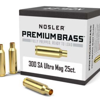 Nosler 300 Remington Short Action Ultra Mag (SAUM) Brass Bag of 25