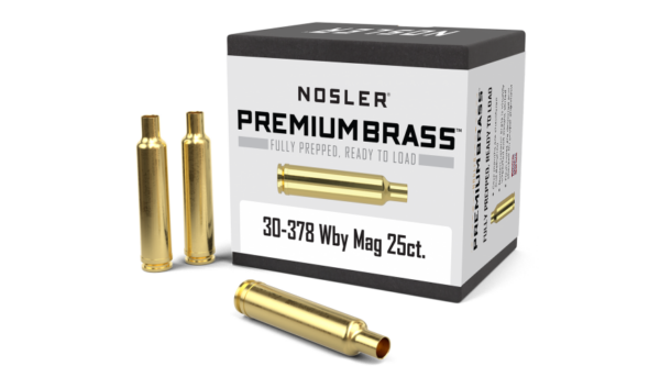 Nosler 30-378 Weatherby Magnum Brass Bag of 25
