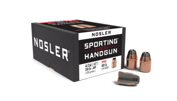 Nosler Bullets 0.41 (41 Caliber) 210 Grain Jacketed Hollow Point Box of 100