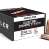 Nosler Custom Competition Bullets 0.308 (30 Caliber, 7.62mm) 220 Grain Hollow Point Boat Tail Box of 100 - Image 2